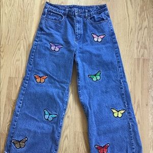 butterfly jeans
